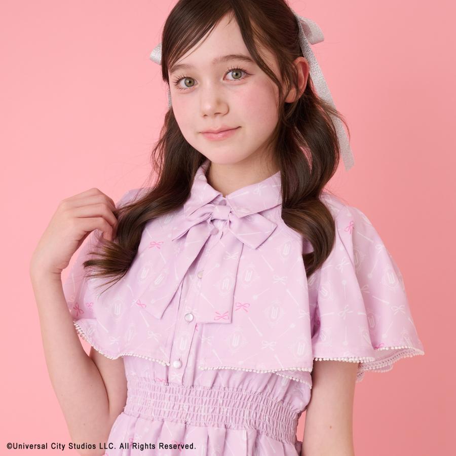 メゾピアノジュニア(mezzo piano junior)【WICKED】総柄ワンピースの画像