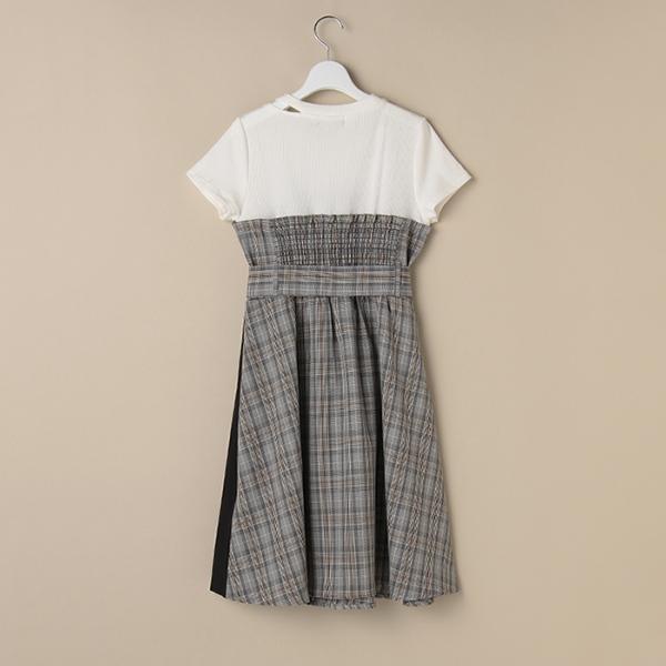 ラブトキシック Lovetoxic ベルトつきチェックレイヤード風ワンピース T1022 O 40 Awsl ナルミヤオンラインpaypayモール店 通販 Paypayモール