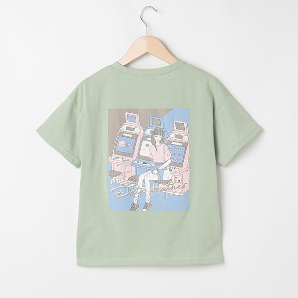LOVETOXIC ラブトキシック(Lovetoxic)バックイラスト半袖Tシャツ【O_30