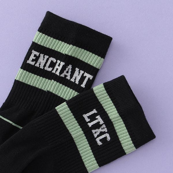 ラブトキシック Lovetoxic ラインロゴリブクルーソックス ナルミヤオンラインpaypayモール店 通販 Paypayモール