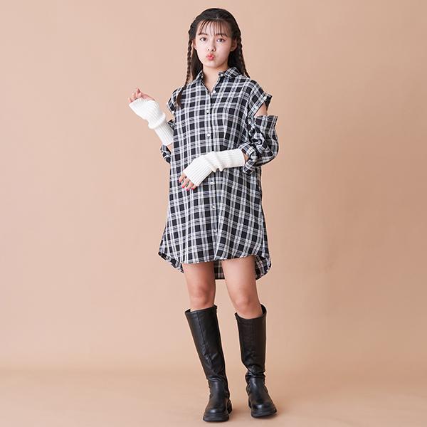 ラブトキシック Lovetoxic 肩2wayシャツワンピース S2212 O 50 Sssl ナルミヤオンラインyahoo ショッピング店 通販 Yahoo ショッピング