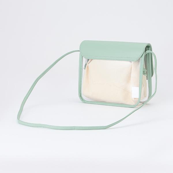 LOVETOXIC ラブトキシック(Lovetoxic)クリアフラップショルダーBAG