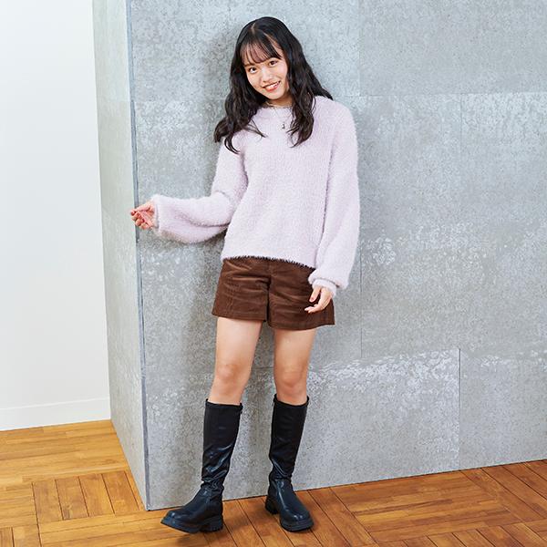 LOVETOXIC ラブトキシック(Lovetoxic)ラメニットプルオーバー