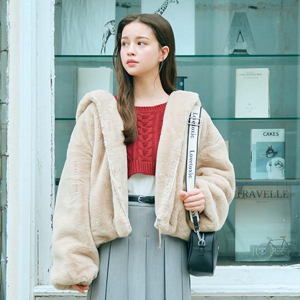 LOVETOXIC ラブトキシック(Lovetoxic)ファーパーカ【50％OFF