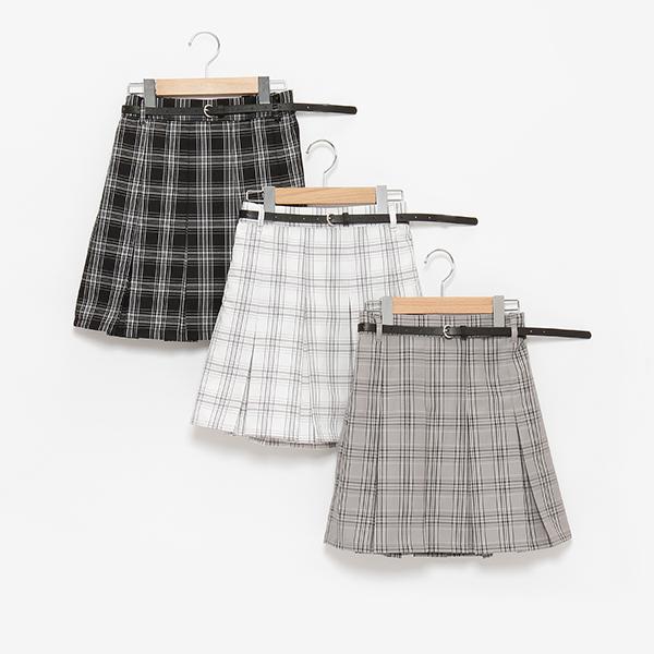 ラブトキシック　ベージュ ブレザーとチェック柄スカート セット チェック柄スカート+シャツ+リボンタイ+ショートブレザー4点