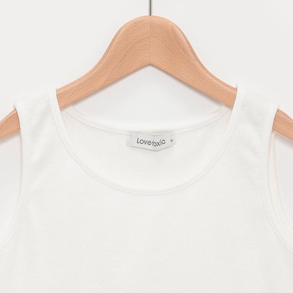 LOVETOXIC ラブトキシック(Lovetoxic)インナーつき半袖シアーシャツ