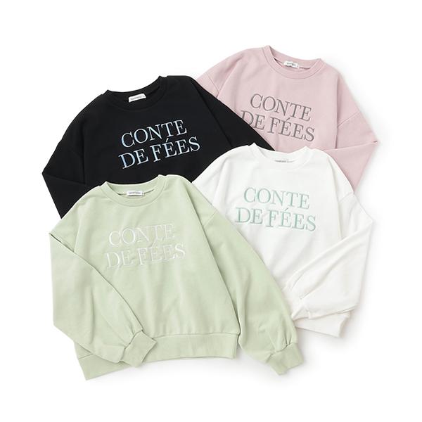 LOVETOXIC ラブトキシック(Lovetoxic)ロゴ刺繍プルオーバー