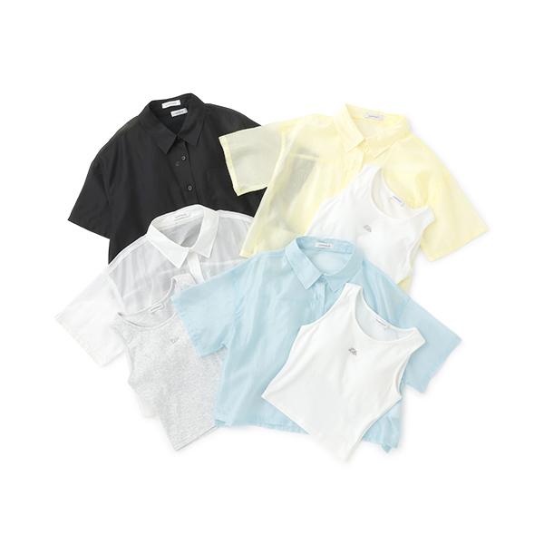 LOVETOXIC ラブトキシック(Lovetoxic)接触冷感半袖シアーシャツ