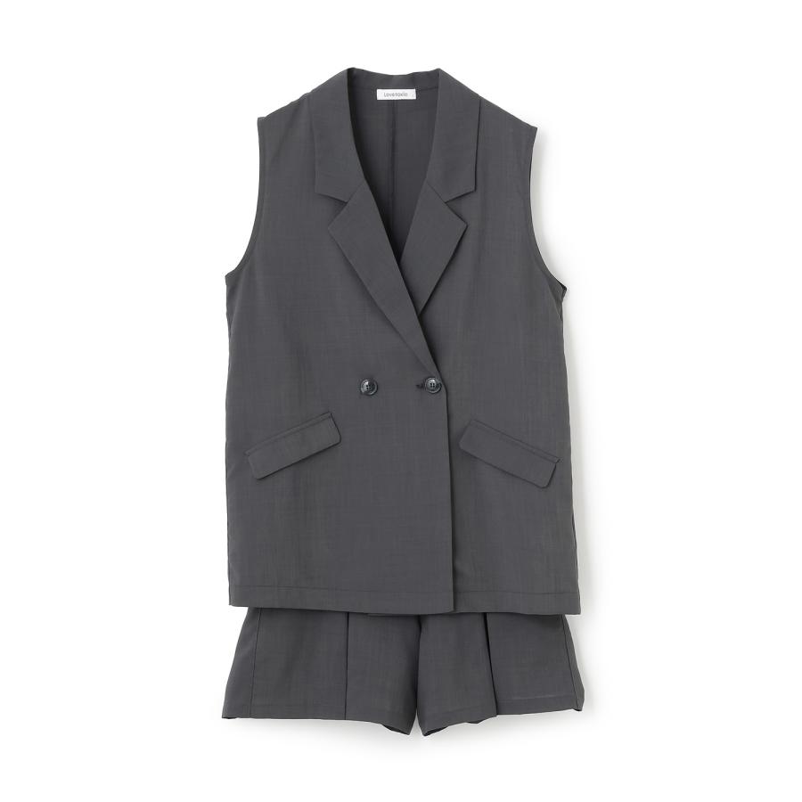 MOI ジレ アイボリー LOVETOXIC ジレSETUP'【60％OFF】【SALE】【O_60】【outlet