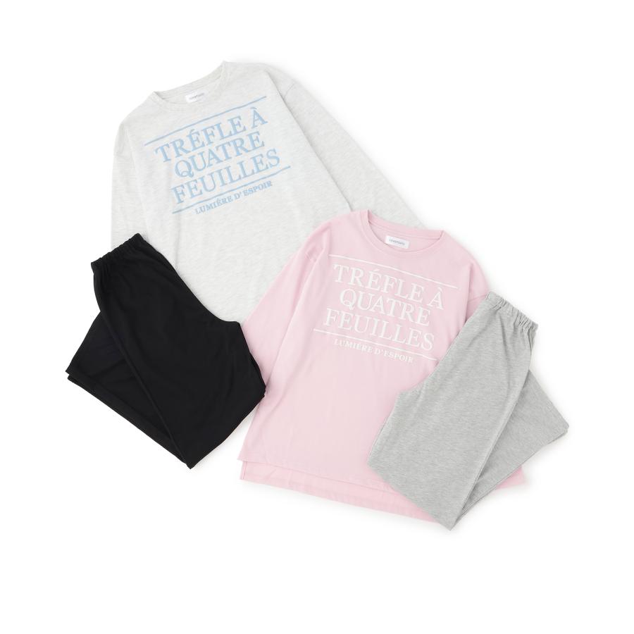 LOVETOXIC ラブトキシック(Lovetoxic)発砲プリント長袖セットアップ