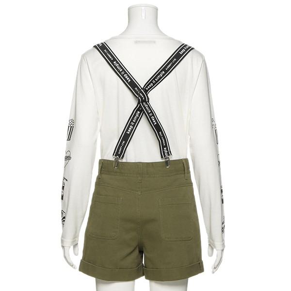 ラブトキシック Lovetoxic ロゴサスペンダーつきショートパンツ ナルミヤオンラインpaypayモール店 通販 Paypayモール