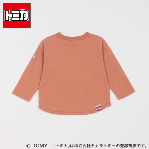 petit main プティマイン(petit main)【TOMICA】アップリケ長袖T【O_40
