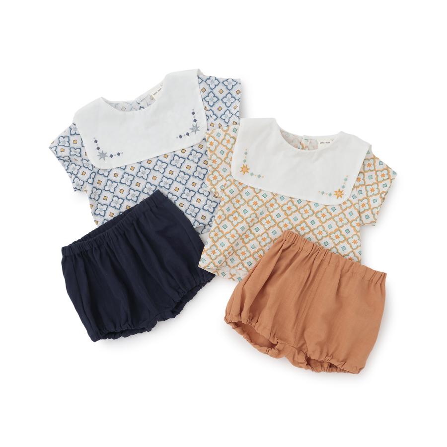 petit main プティマイン(petit main)おひさま柄セットアップ【40％OFF