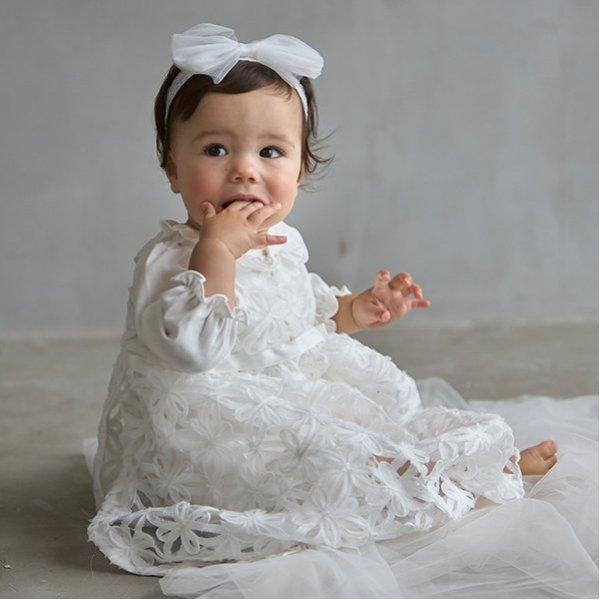 プティマイン フォーマルドレス3点セット シューズおまけ付き 七五三 結婚式 petit main プティマイン(petit main)フラワーレースセレモニー