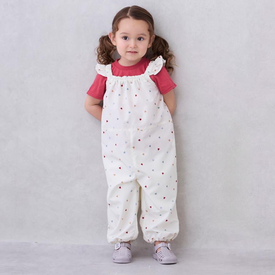 petit main プティマイン(petit main)【撥水加工】肩フリルプレイ