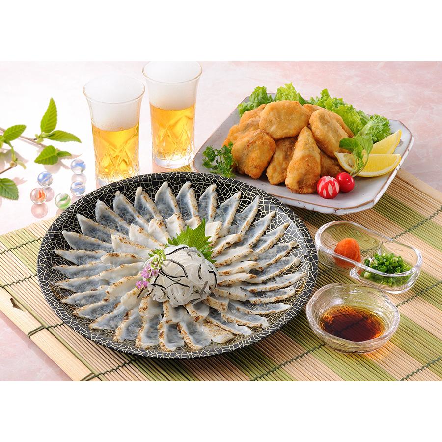 とらふぐたたき＆まふぐ唐揚セット 冷凍商品 ふぐ フグ たたき お中元 ギフト お取り寄せ 母の日 父の日 敬老の日 |  | 01