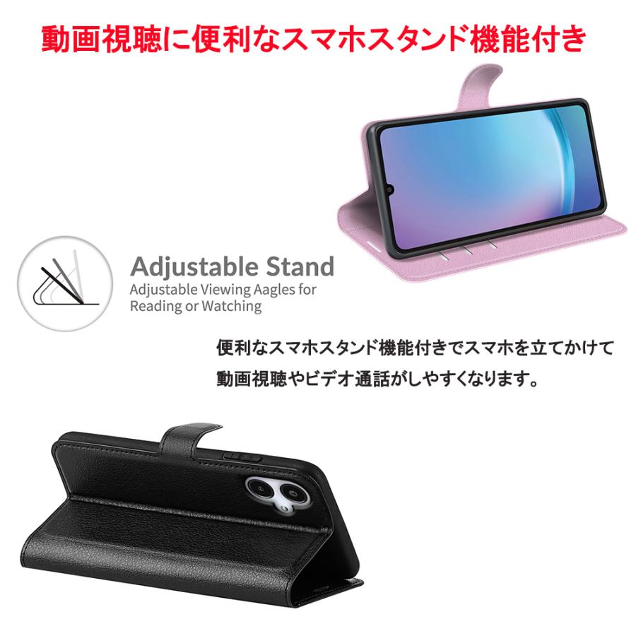 Galaxy A A25 A55 A54 手帳型 ケース PUレザーケース 人気 カード収納