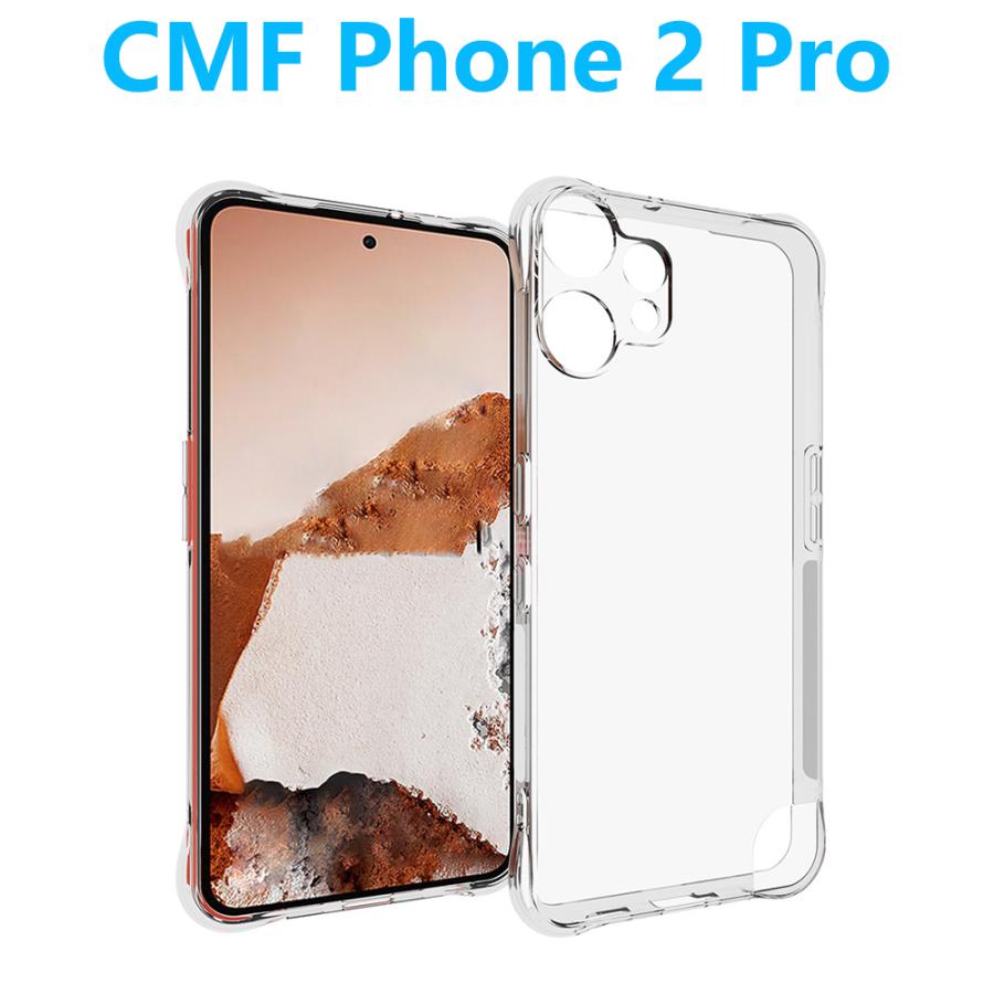 Nothing CMF Phone 2 Pro クリアケース 透明スマホケース ソフト軽量