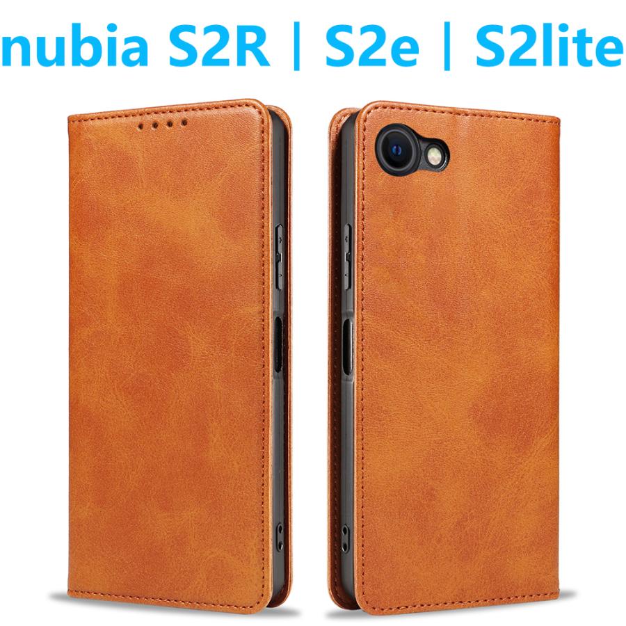 nubia nubia S5G S2R S2e S2lite ケース 手帳型 PUレザーケース 人気