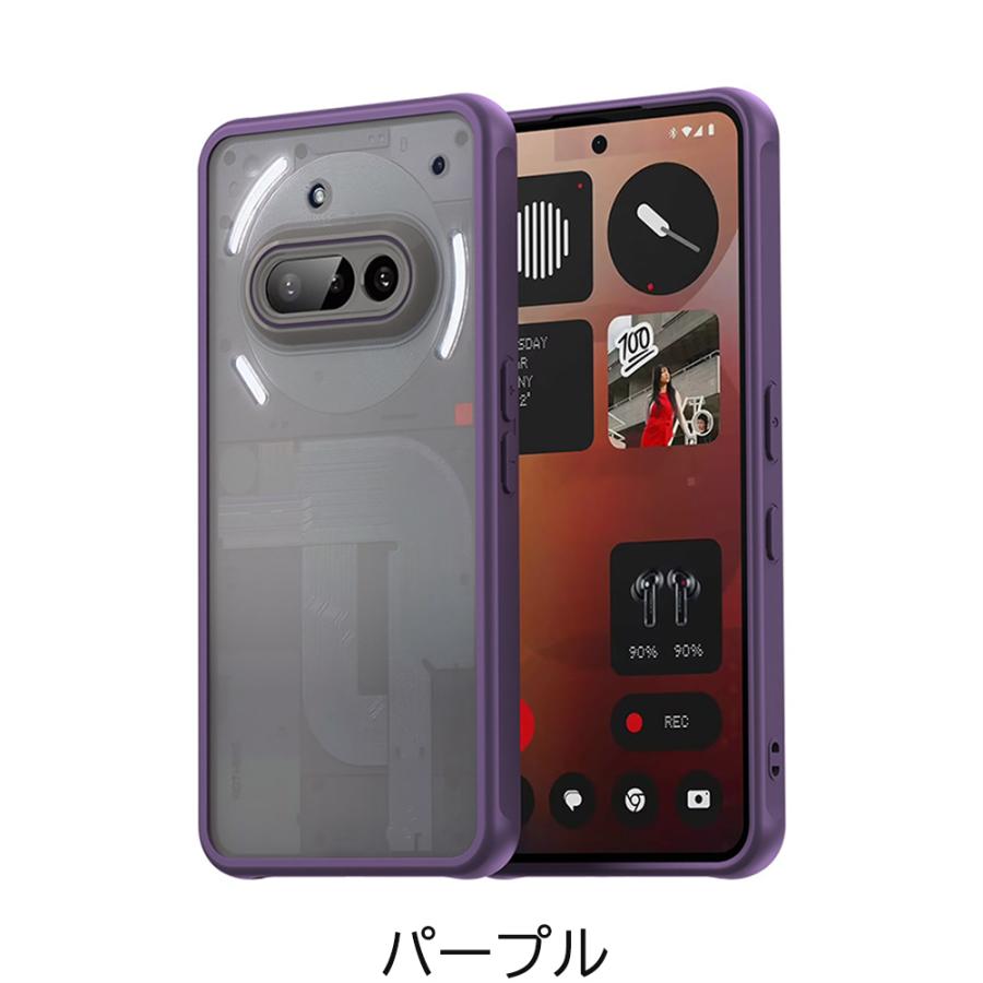 Nothing Nothing Phone (3a) ケース 半透明 保護 TPUケース 衝撃吸収