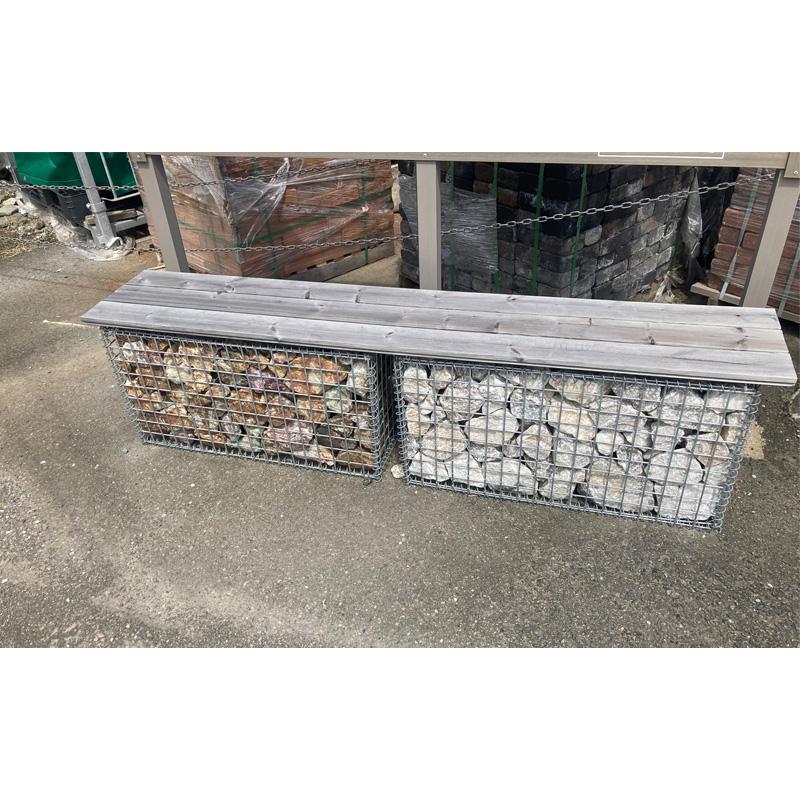 ガビオーネ W900×D300×H450 蛇篭 ガビオン 栗 石 塀 蛇籠 じゃかご