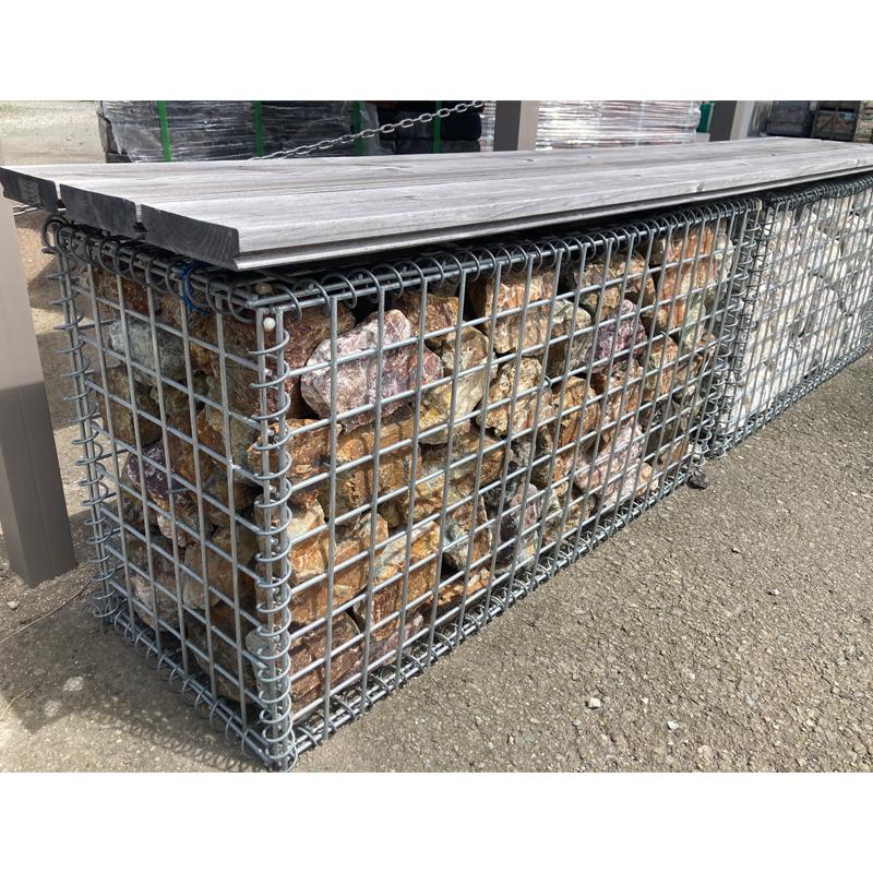 ガビオーネ W900×D300×H450 蛇篭 ガビオン 栗 石 塀 蛇籠 じゃかご