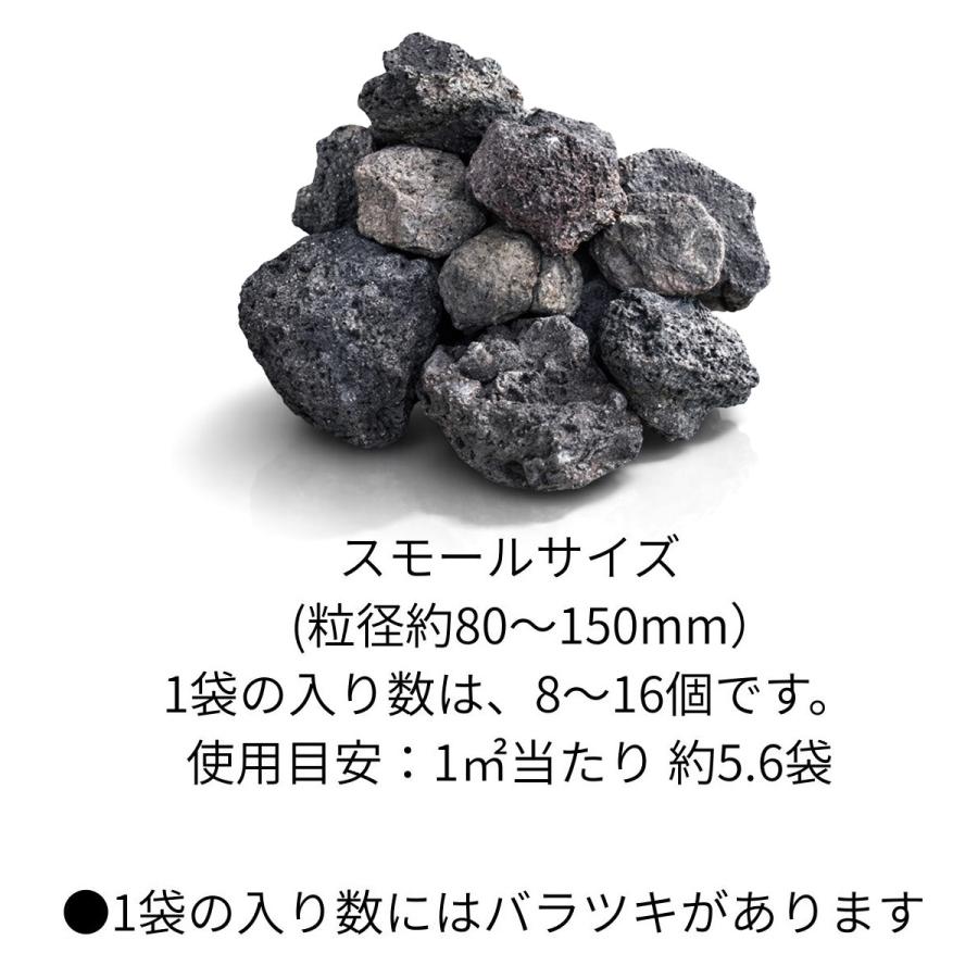 溶岩石 10kg S L サイズ選択可 栗石 クラッシュロック 火山岩 砕石