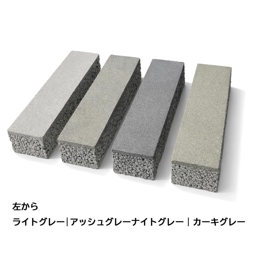 インターロッキングブロック 8個セット 透水性舗装 300×75×60mm グレノ