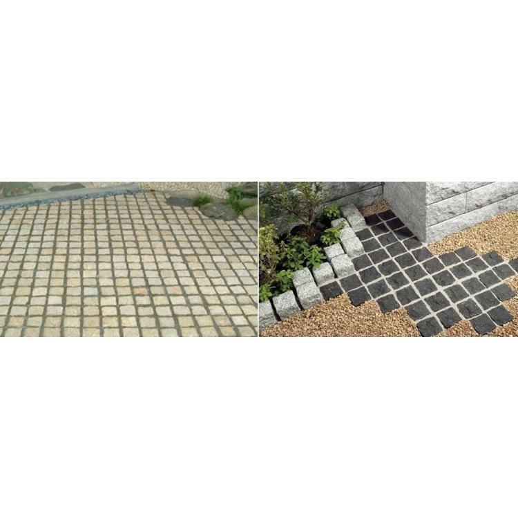 ピンコロ石 1丁 レッド 12個セット (90×90×90mm) 庭 敷石 石畳 ピンコロ石 1丁 レッド 12個セット (90×90×90mm) 庭 敷石 石畳