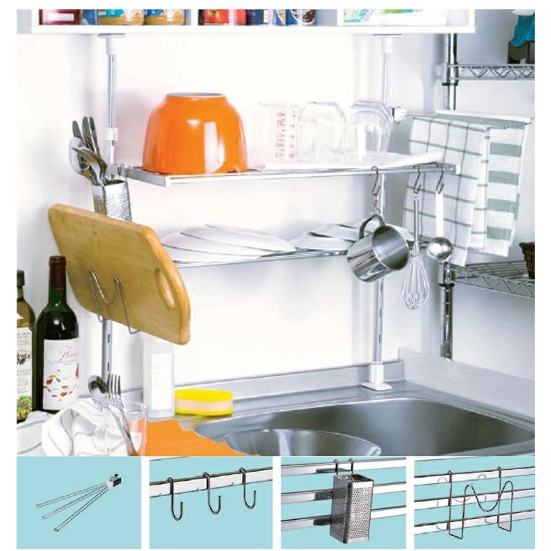【在庫処分】つっぱり棚2段 90cm TP2-90 rehomestore_tp2-90