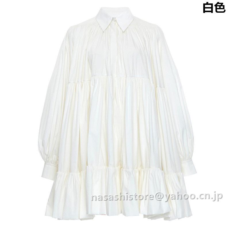 売れ筋 半袖 レディース シャツ ブラウス 春夏 大人 オシャレきれいめ オフィス シンプル ふんわりスリーブ 白シャツ無地 チュニック 半袖 カラー 白色a 半袖 Www Cognitiva La