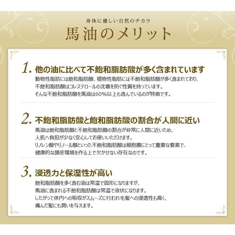 【今なら10％OFF】【コンディショナー】アズマ商事　馬油シャンプー　トリートメント　詰め替えセット｜nashigikan｜06