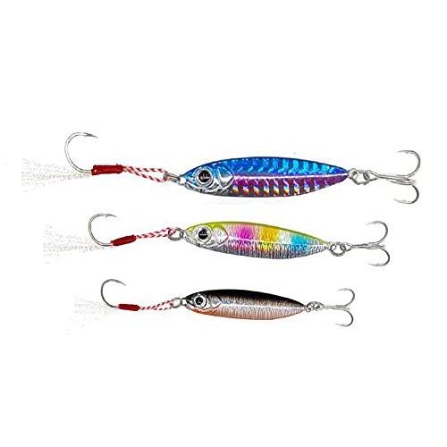 送料無料 ルアー メダルジグ 3個セット 鉄板ルアー 海つり 遠投 ルアーフィッシング シーバス 青物 10gg30g3種入り Tavapirts Lv