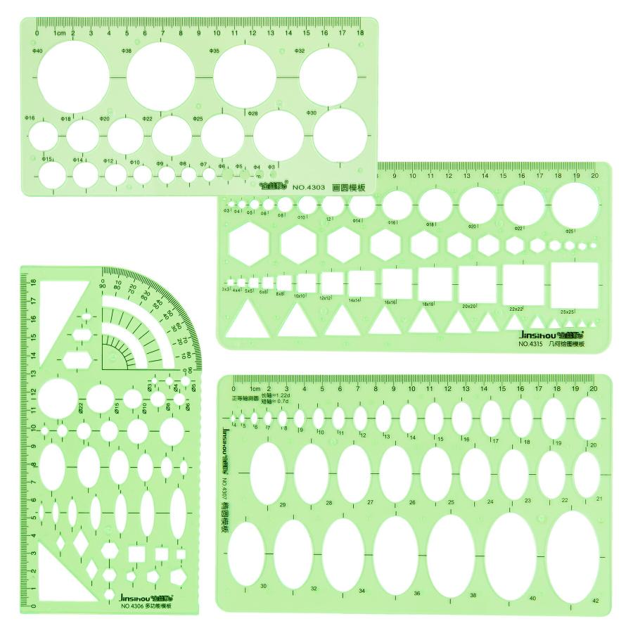 テンプレート 定規 描画 製図 円 まる ハート 楕円 図形