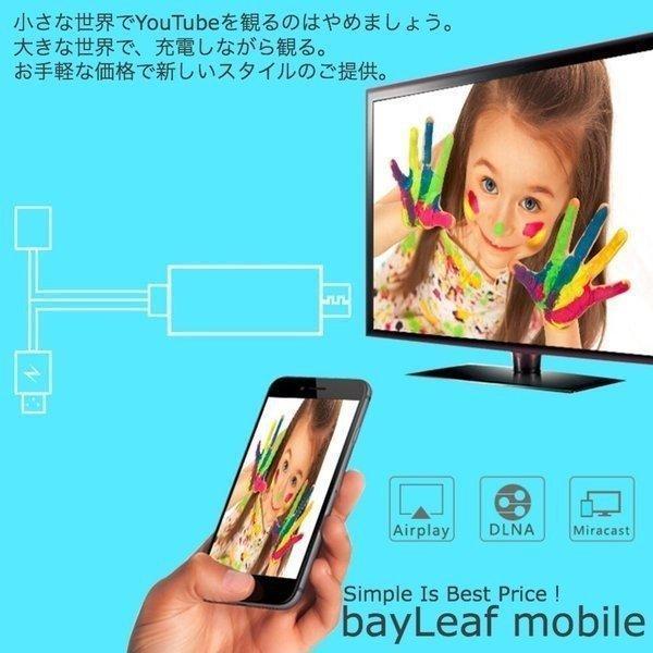 iPhone SE3(第3世代) iPhone専用 一体型MHLケーブル HDMI変換