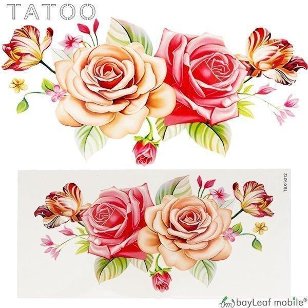 タトゥー シール 3d バラ 花 防水 ボディシール Tatoo 入れ墨 刺青 転写 防水 かわいい カラフル Tbx 9012 Tatoo Tbx 9012 ピザプラネット 通販 Yahoo ショッピング