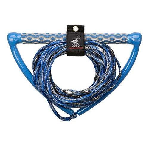 Airhead 3-Section Water Ski Rope with Radius Handle and EVA Grip Wakeboard New 
