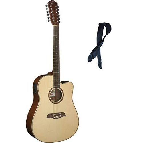 Oscar Schmidt オスカーシュミット 12弦 Acoustic エレキギター Acoustic エレキギター W Free オスカーシュミット ストラップ カンマ 楽器 器材 Natural カンマ Od312ce ギター 並 アコギ ナッシュビルストア B00frn46hi アコースティックギター アウトレット 送料