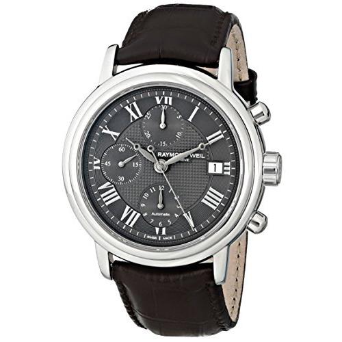 【オンラインショップ】 Display Analog 7737-stc-00609?Maestro 's Men Weil Raymond Swiss Watch Brown Automatic 腕時計