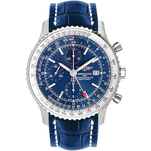 【限定価格セール！】 Breitling Navitimer A2432212/C651-746P ブルーダイヤルメンズウォッチ World 腕時計