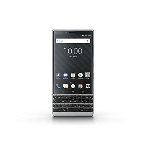 全国宅配無料 【新作からSALEアイテム等お得な商品満載】 BlackBerry KEY2 64GB Single-SIM%カンマ% BBF100-1%カンマ% QWERTY Keypad Factory SIM-Free - International Unlocked Silver Smartphone 4G Version