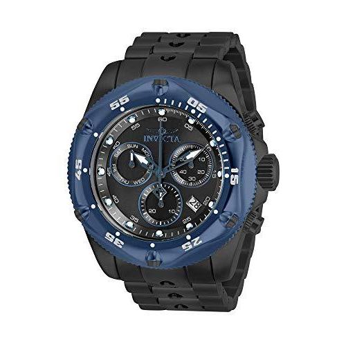 値段が激安 Invicta プロダイバー クロノグラフ クォーツ ブラックダイヤル メンズウォッチ 31614 腕時計