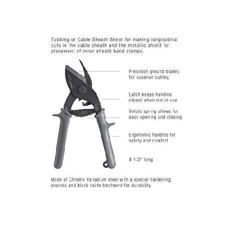 製品保証付き Jonard TS-850 Tabbing Shear， 8-1/2 Length by Jonard Tools並行輸入