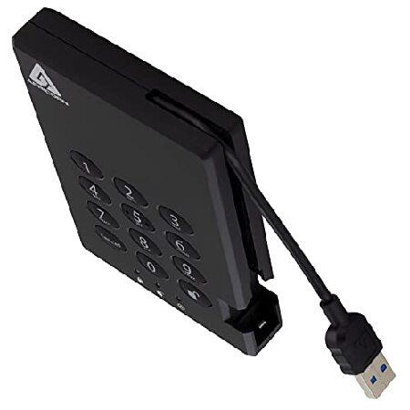 Apricorn　Aegis　Padlock　TB　USB　3.0　Portable　(A25-3PL256-S1000)並行輸入品　Encrypted　Drive　256-Bit　SSD