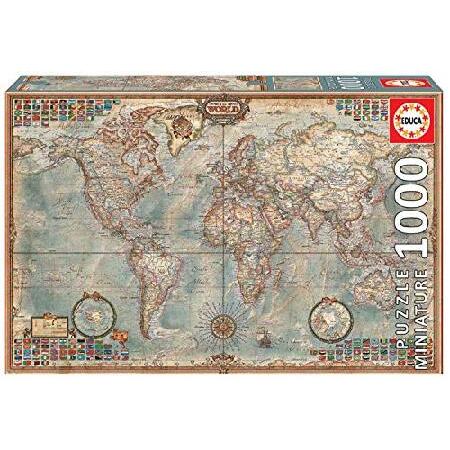 高評価のクリスマスプレゼント World The Of Map Political 世界の政治地図 Educa ジグソーパズル 1000ピース Miniature 並行輸入品 30 46cm ジグソーパズル Iptc Net Br