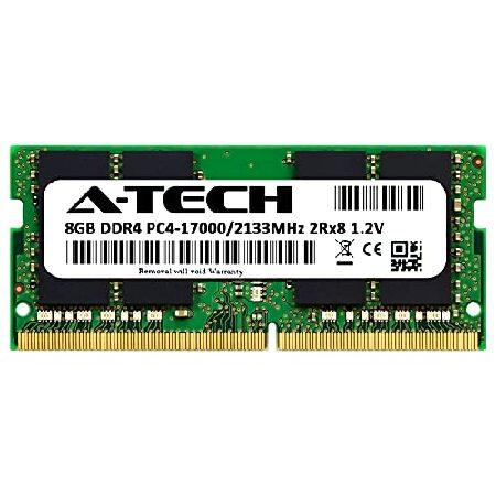SALE公式 A-Tech 8GB RAM Replacement for HP 820570-001 | DDR4 2133MHz PC4-17000 2Rx8 1.2V SODIMM 260-Pin Memory Module並行輸入品