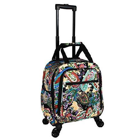 World Traveler Women S Prints 18 Inch Spinner スーツケース キャリーバッグ Carry On 旅行用品 One Size B07tj2lfrcならショッピング ランキングや口コミも豊富なネット通販 更にお得なpaypay残高も スマホアプリも充実で毎日どこからでも気になる商品をその場でお