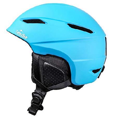 世界の品々を豊富に取り揃えております。Turb0Ske スキーヘルメット スノーボードヘルメット スノースポーツヘルメット オーディオ対応ヘルメット メンズ レディース ユース(S、ブルー)並行輸入