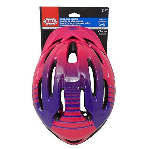 Bell Zip Pink and Purple Child's Bicycle Helmet Ages 5-8 子ども用