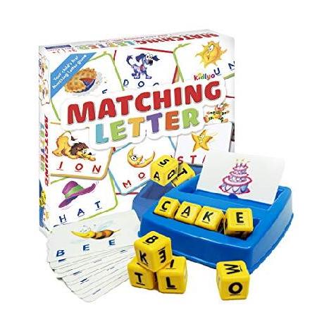 人気のクリスマスアイテムがいっぱい！ Spelling - Kids for Game Letter Matching Game Prescho - Toy Educational - Memory Increases Recognition, Word Teaches Objects,? Learning for 知育玩具